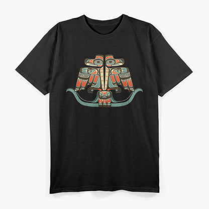 Haida Double Thunderbird - Indigenous Art T-Shirt