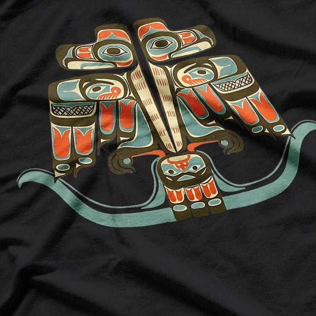 Haida Double Thunderbird - Indigenous Art T-Shirt