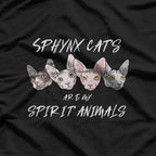 Sphynx Cat Spirit Animal - Funny Sphynx Cat Lover T-Shirt