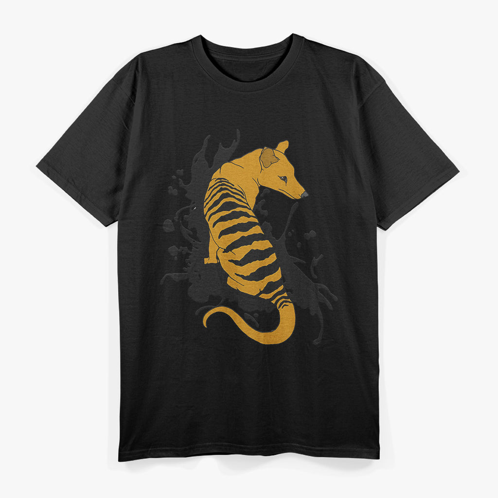 Thylacine - Inspired Ink Art Design T-Shirt