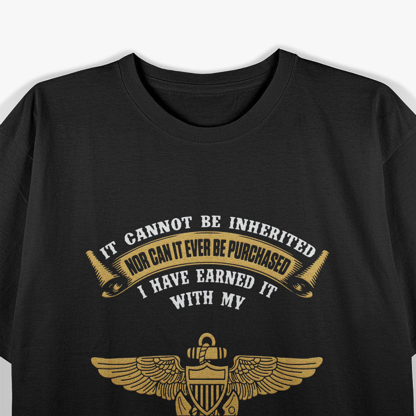US Naval Aviation I Own It Forever Military Pilot Gift T-Shirt
