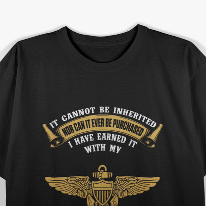 US Naval Aviation I Own It Forever Military Pilot Gift T-Shirt