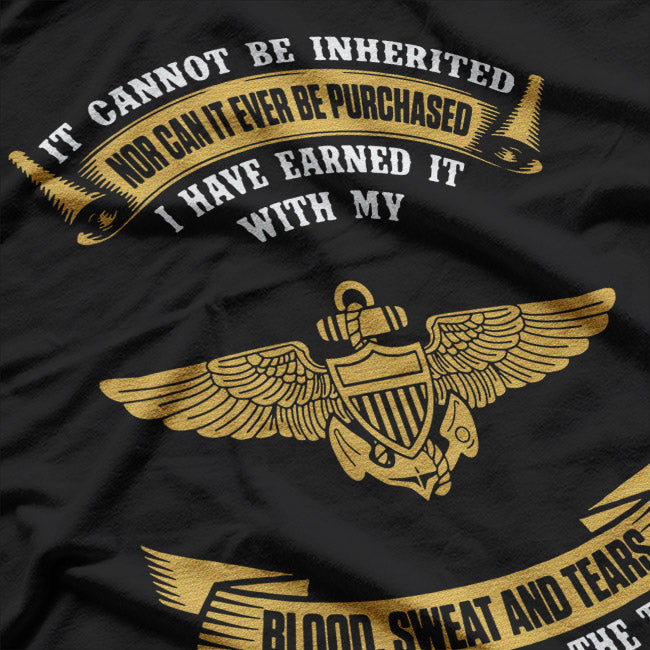 US Naval Aviation I Own It Forever Military Pilot Gift T-Shirt