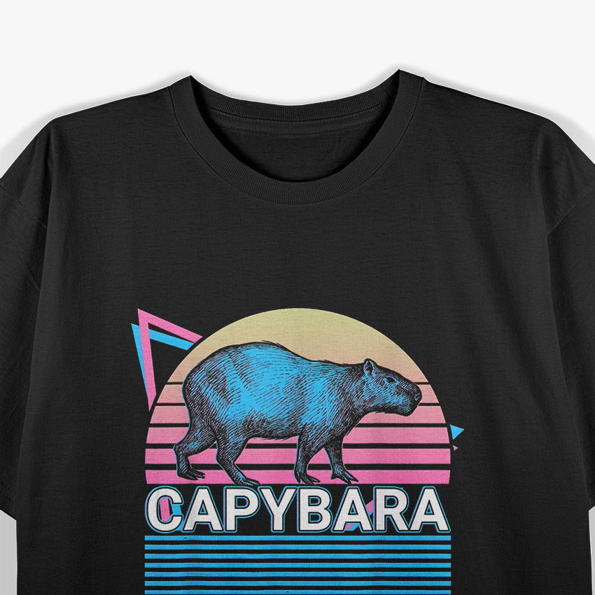 Capybara Retro Vintage Style – Cute Chill Animal Lover Gift T-Shirt