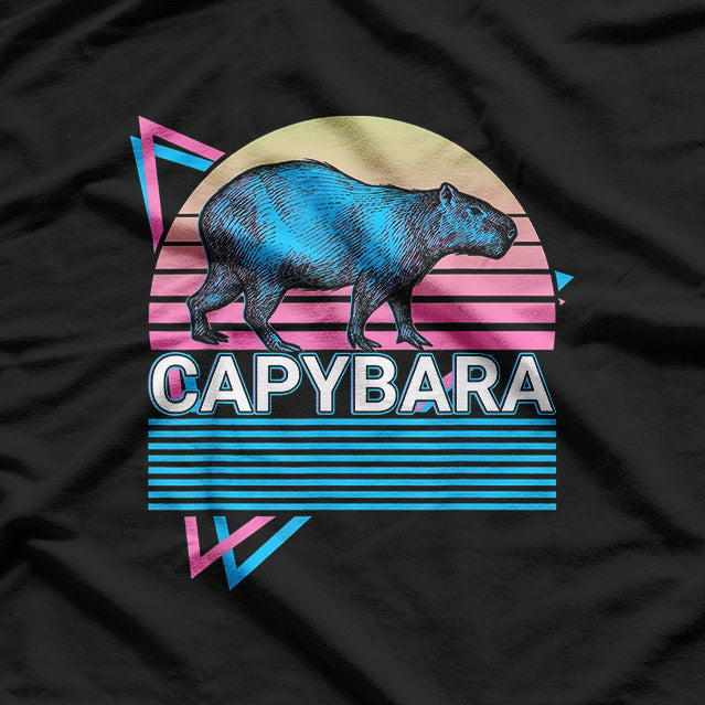 Capybara Retro Vintage Style – Cute Chill Animal Lover Gift T-Shirt
