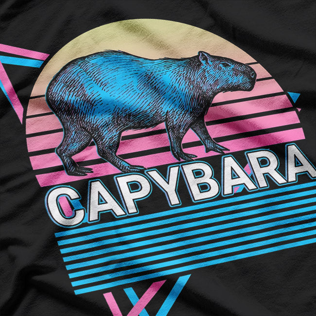 Capybara Retro Vintage Style – Cute Chill Animal Lover Gift T-Shirt