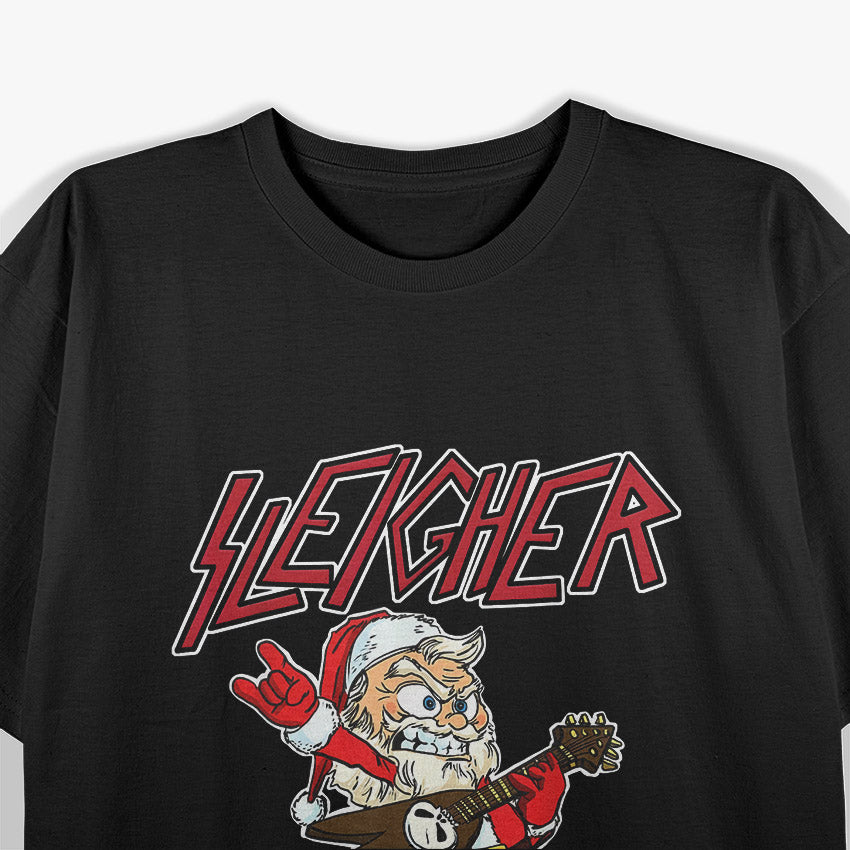 Sleigher Santa Claus - Jolly and Cool T-Shirt