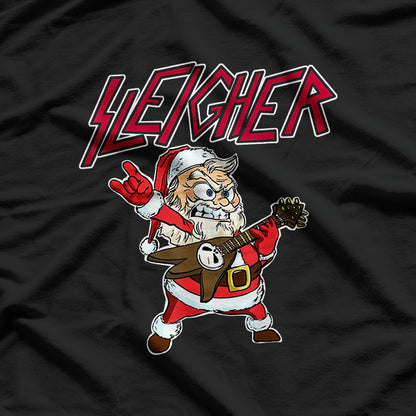 Sleigher Santa Claus - Jolly and Cool T-Shirt