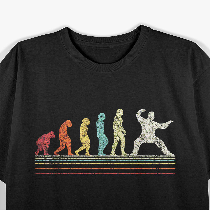 Tai Chi Evolution Funny Martial Arts Humor T-Shirt