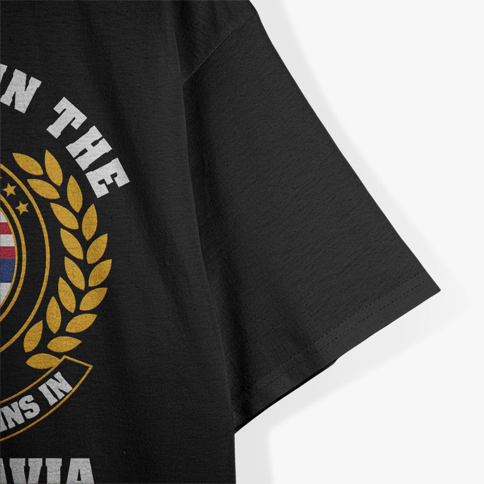 I May Live in the USA, But My Story Begins in Yugoslavia T-Shirt