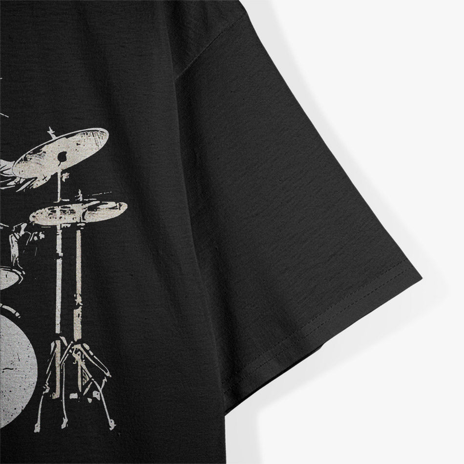 Jesus Christ Drummer: Faith and Rhythm T-Shirt