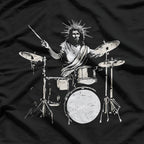 Jesus Christ Drummer: Faith and Rhythm T-Shirt