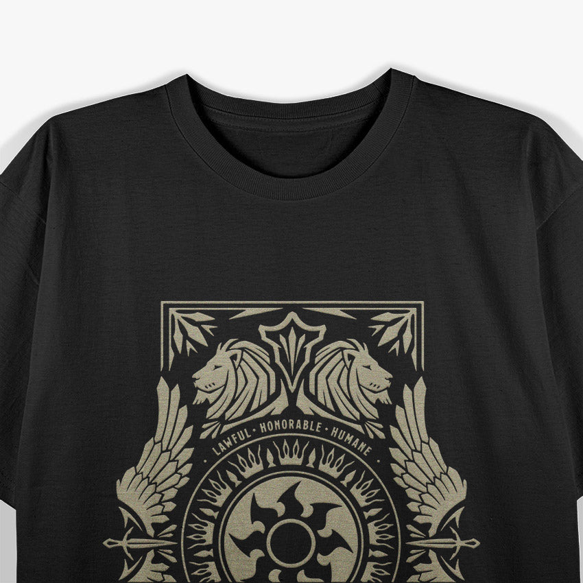 Magic White Plains Mana Mystic Fantasy Gamer Inspired T-Shirt