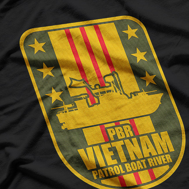 PBR Vietnam – Patrol Boat River Patch Military Veteran T-Shirt