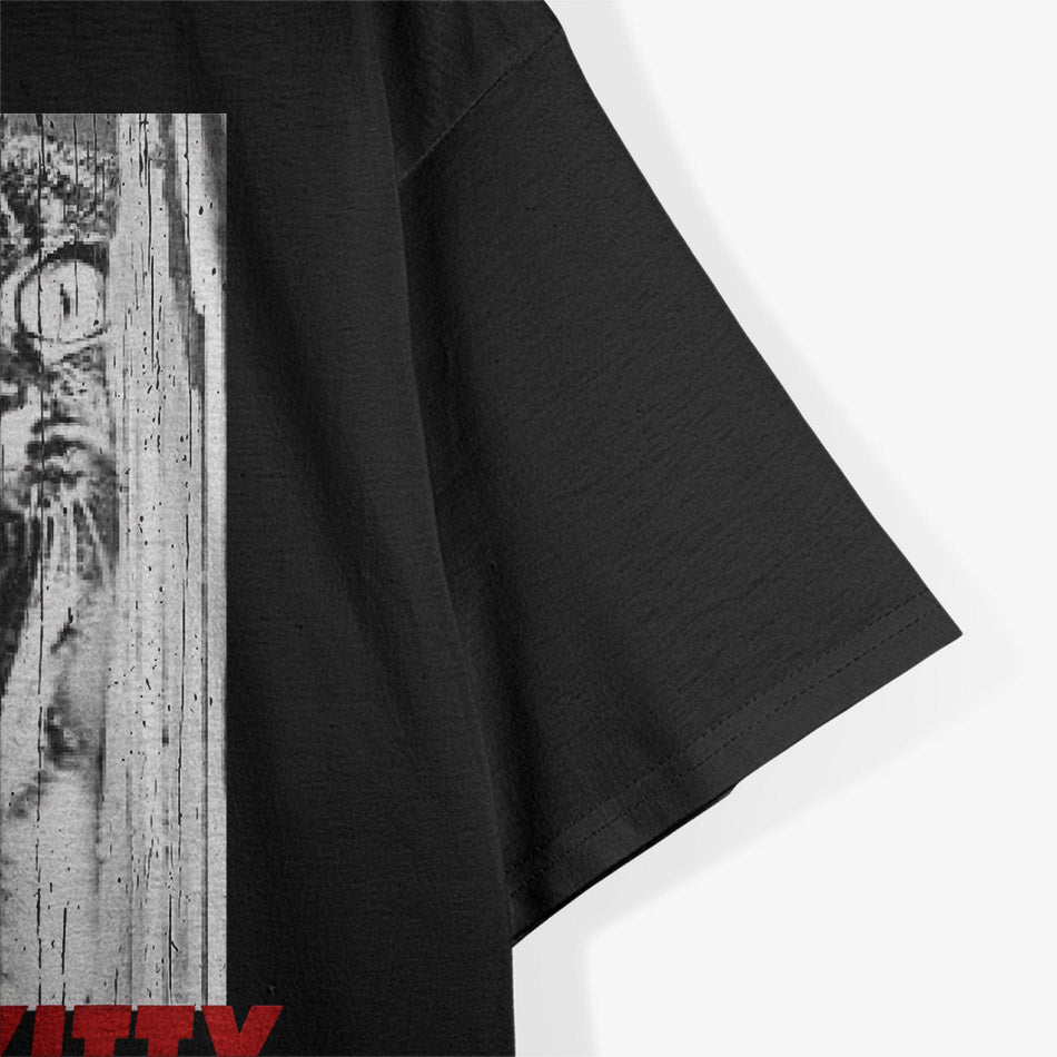 Shining Cat - HERE IS KITTY - Kitten and Movie Love Fun T-Shirt