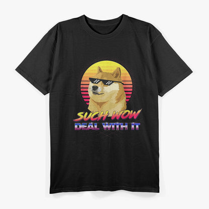 Such Wow - Deal With It Doge T-Shirt