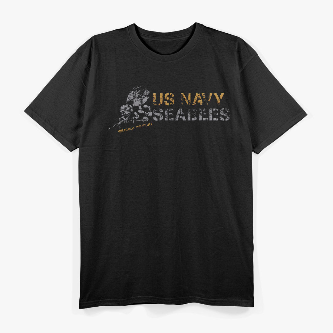 US Navy Seabees Cool Military Veteran Patriotic T-Shirt