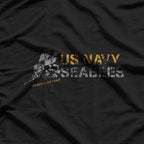 US Navy Seabees Cool Military Veteran Patriotic T-Shirt