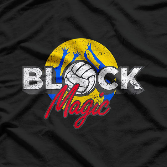 Block Magic: Volleyball Defense Master T-Shirt