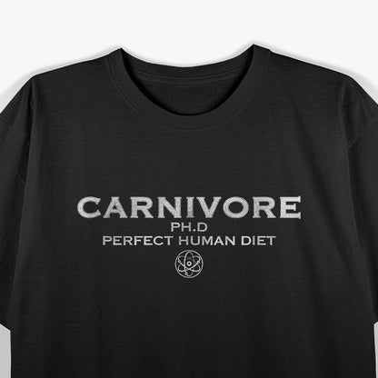 Carnivore Diet – Perfect Human Meat Eater Steak Keto Protein T-Shirt