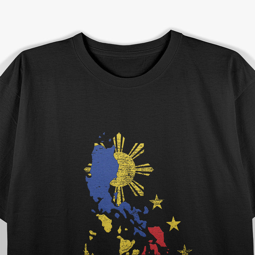 Filipino Map: Proudly Pinoy T-Shirt