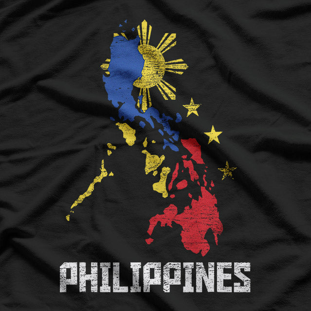 Filipino Map: Proudly Pinoy T-Shirt