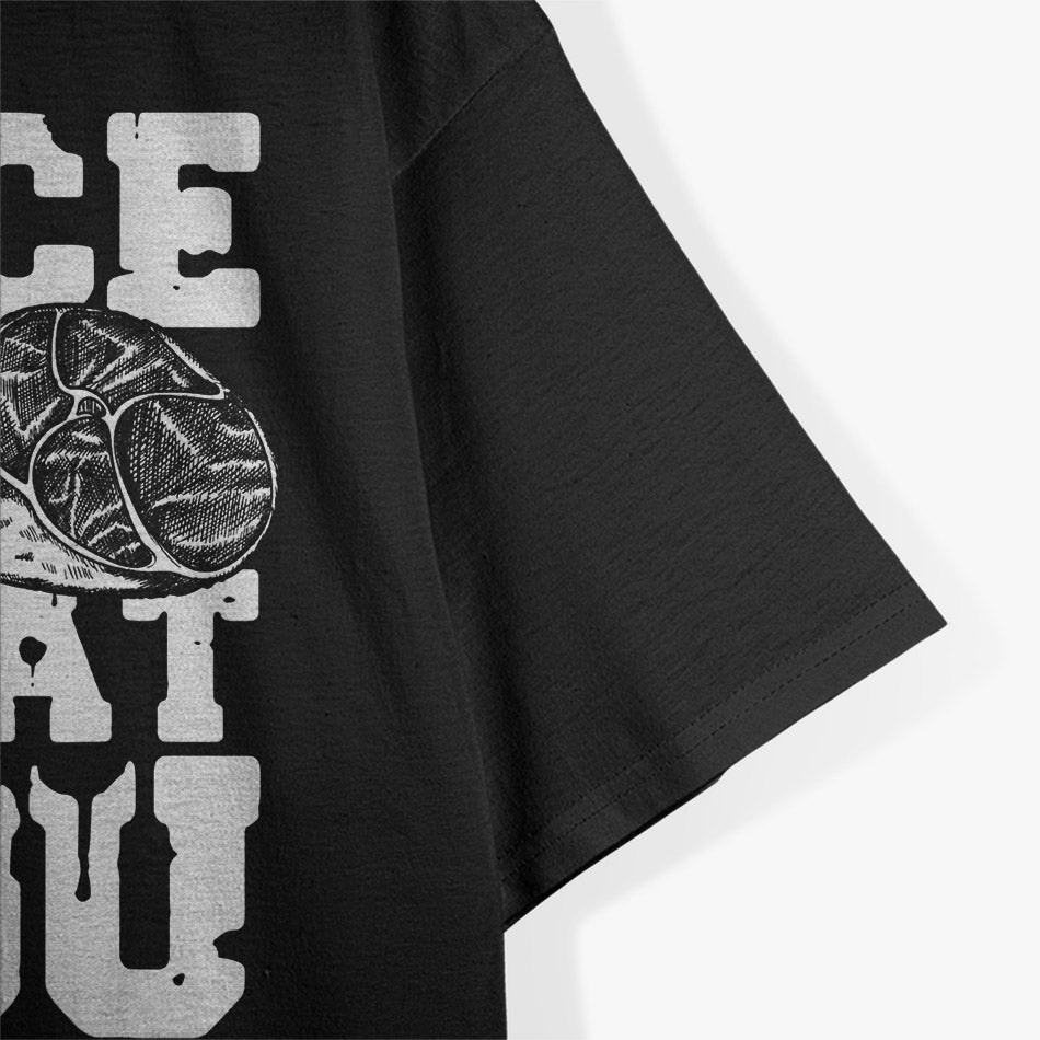 Nice to Meat You Funny Butcher BBQ Grilling Meat Lover T-Shirt