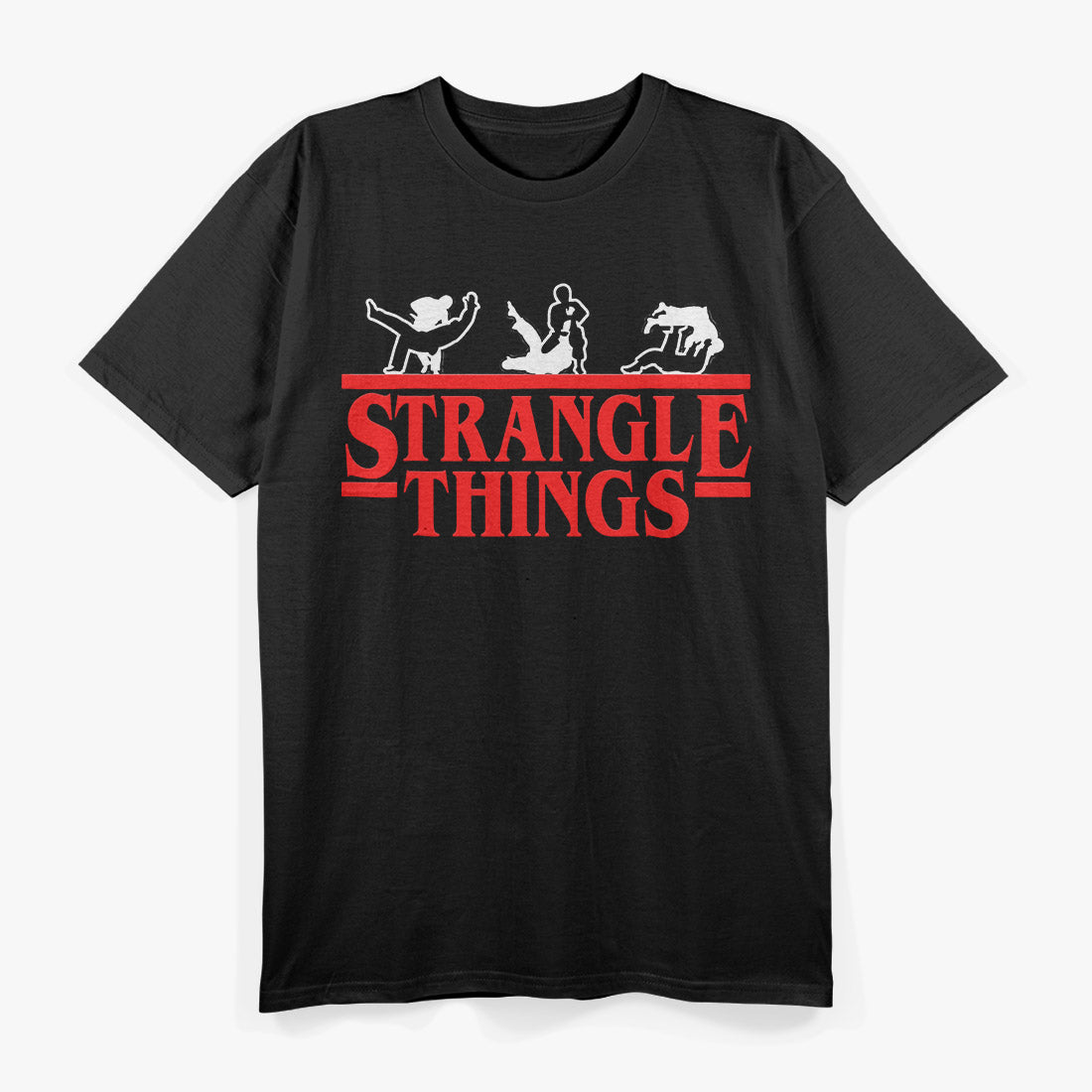 Strangle Things - BJJ Parody T-Shirt