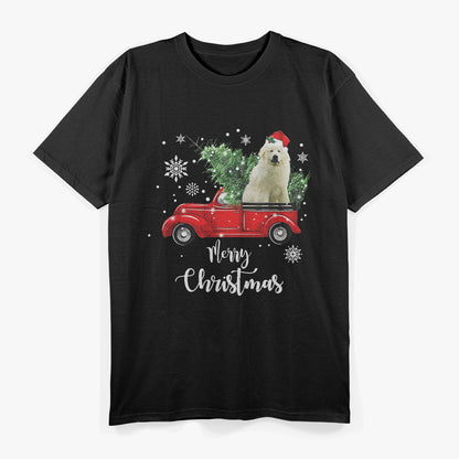 Great Pyrenees Christmas Red Truck Pajama T-Shirt