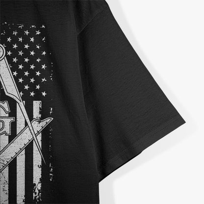 Freemason Square & Compass Masonic Brotherhood Symbol T-Shirt