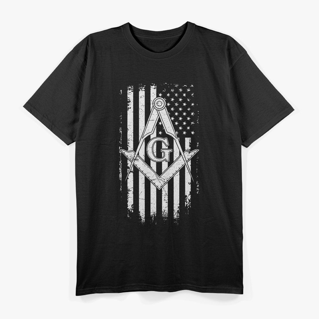 Freemason Square & Compass Masonic Brotherhood Symbol T-Shirt