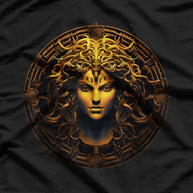 Medusa Head - Mythical Gorgon & Snake T-Shirt