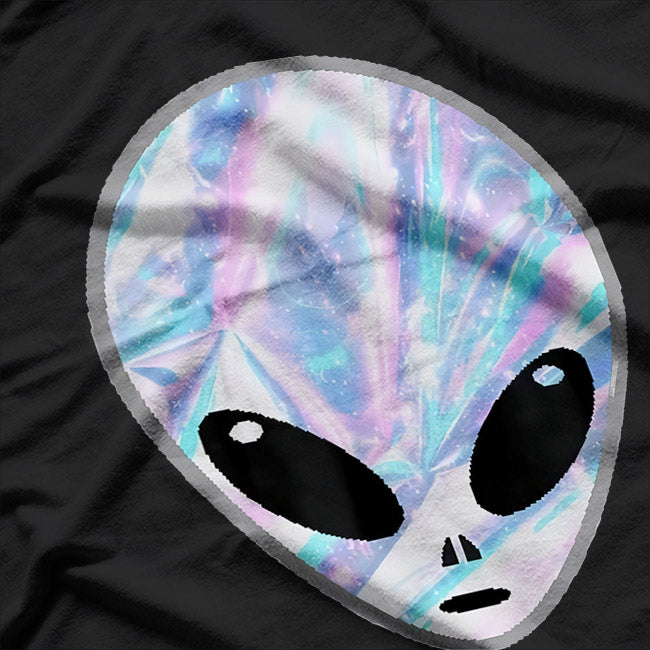 Mysterious Colorful Alien Heads: Cosmic Sci-Fi T-Shirt