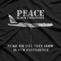 Peace Is Our Profession – Military Cold War Veteran T-Shirt