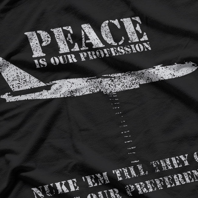 Peace Is Our Profession – Military Cold War Veteran T-Shirt