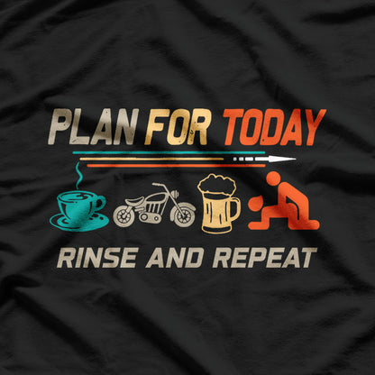 Daily Mood Graphic Plan for Today Relax T-Shirt