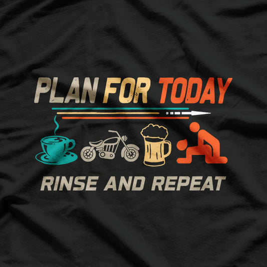Daily Mood Graphic Plan for Today Relax T-Shirt