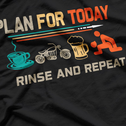 Daily Mood Graphic Plan for Today Relax T-Shirt