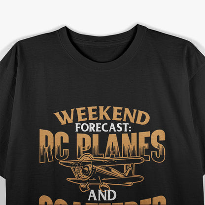 Weekend Forecast: Flying RC Planes & Scattered Parts T-Shirt