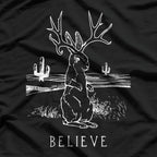 Believe in the Jackalope Cryptid Myth T-Shirt