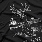 Believe in the Jackalope Cryptid Myth T-Shirt