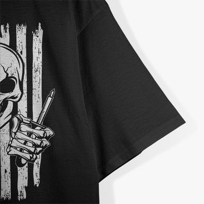 Electrician Skull: High Voltage Power T-Shirt