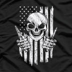 Electrician Skull: High Voltage Power T-Shirt