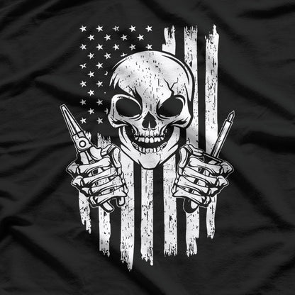Electrician Skull: High Voltage Power T-Shirt
