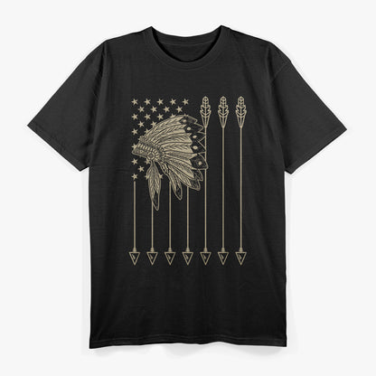 Native American Flag: Indigenous Pride & Heritage T-Shirt
