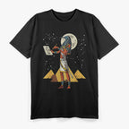 Thoth - Egyptian God, Pyramids, and Ankh Symbol T-Shirt