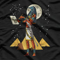 Thoth - Egyptian God, Pyramids, and Ankh Symbol T-Shirt