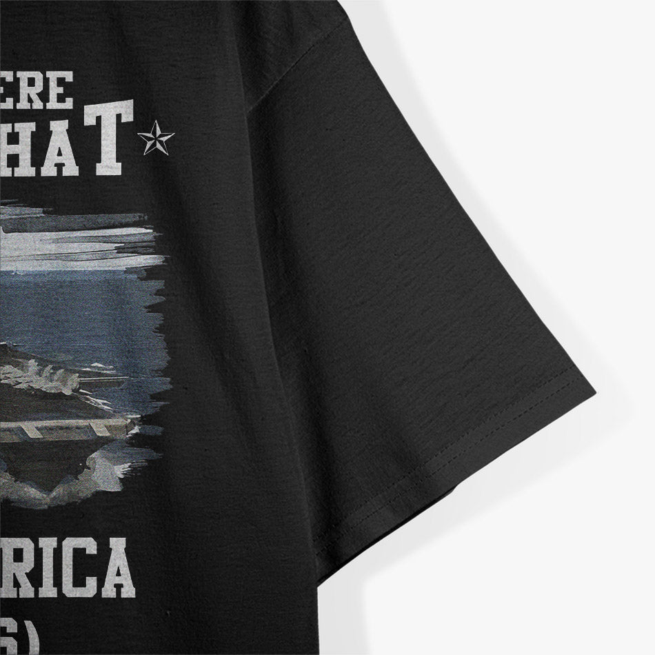 USS America CV-66 Aircraft Carrier Veteran Military T-Shirt