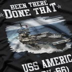 USS America CV-66 Aircraft Carrier Veteran Military T-Shirt