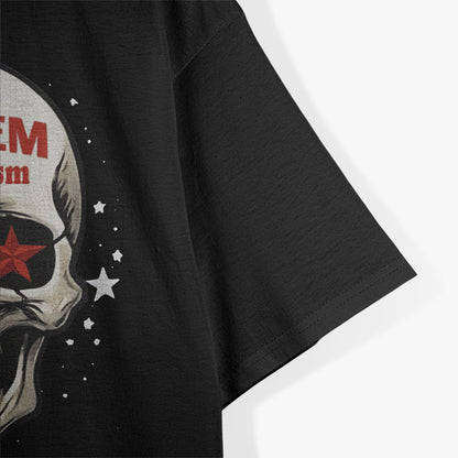 Cool Skull Graphic Rizz ’Em With the ’Tism Aesthetic T-Shirt